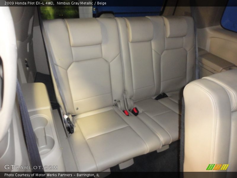 Nimbus Gray Metallic / Beige 2009 Honda Pilot EX-L 4WD