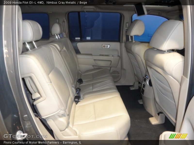 Nimbus Gray Metallic / Beige 2009 Honda Pilot EX-L 4WD