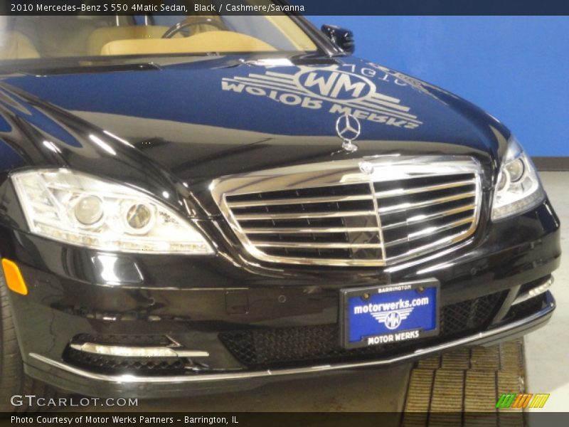 Black / Cashmere/Savanna 2010 Mercedes-Benz S 550 4Matic Sedan