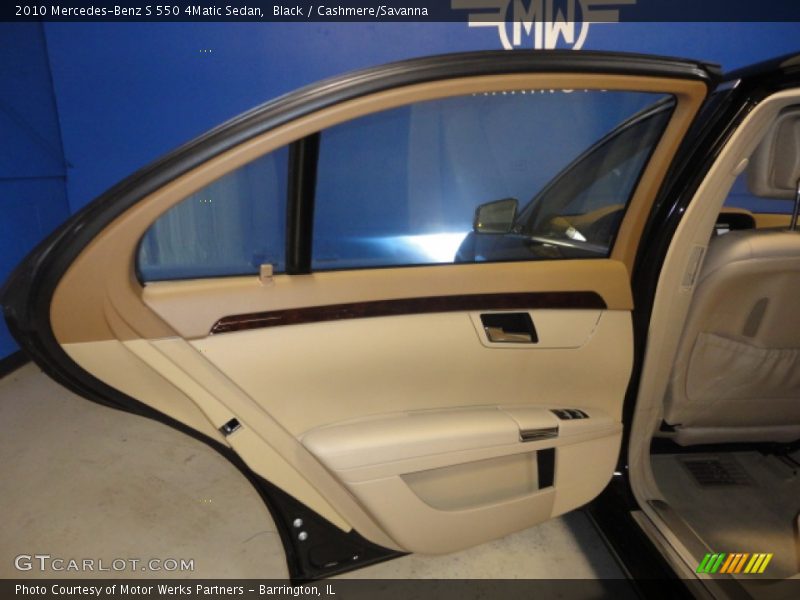 Black / Cashmere/Savanna 2010 Mercedes-Benz S 550 4Matic Sedan