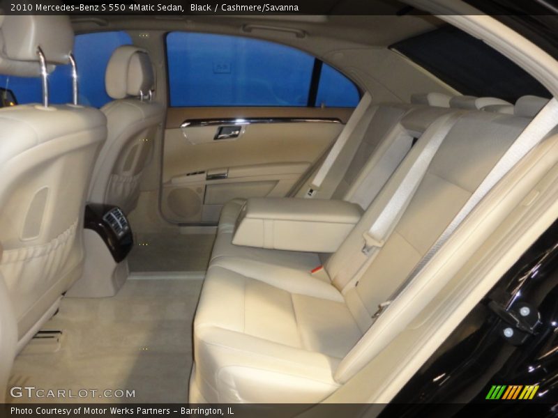 Black / Cashmere/Savanna 2010 Mercedes-Benz S 550 4Matic Sedan
