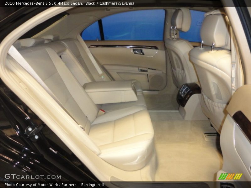 Black / Cashmere/Savanna 2010 Mercedes-Benz S 550 4Matic Sedan