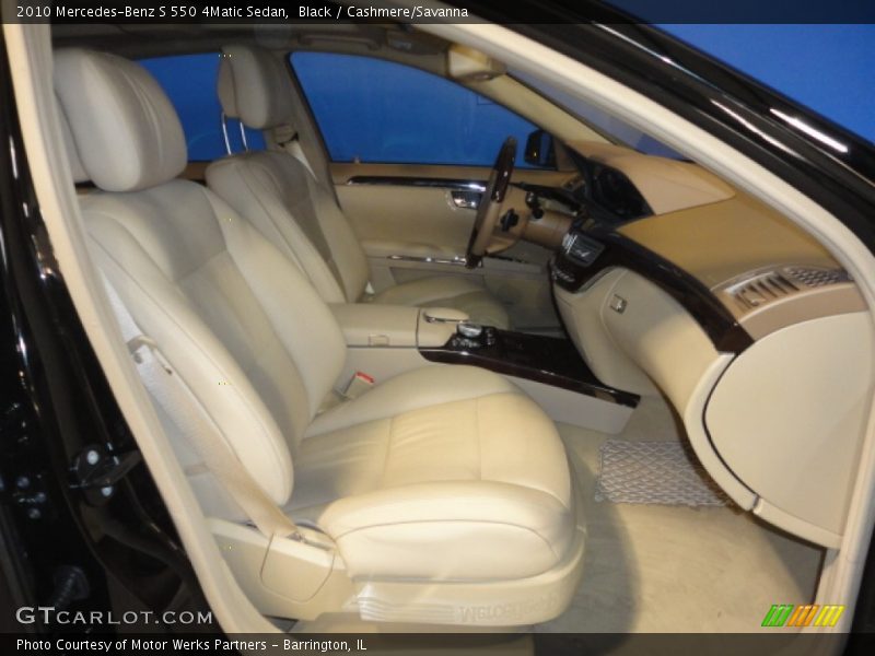 Black / Cashmere/Savanna 2010 Mercedes-Benz S 550 4Matic Sedan