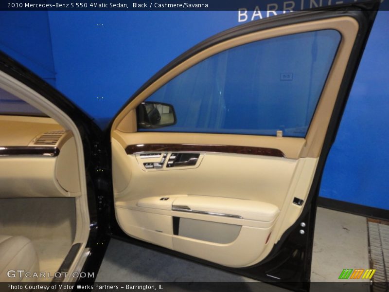 Black / Cashmere/Savanna 2010 Mercedes-Benz S 550 4Matic Sedan