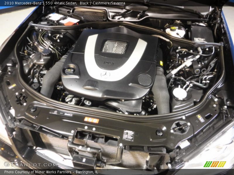 Black / Cashmere/Savanna 2010 Mercedes-Benz S 550 4Matic Sedan
