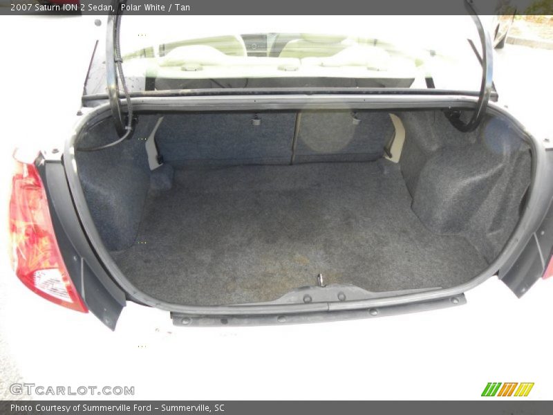 Polar White / Tan 2007 Saturn ION 2 Sedan