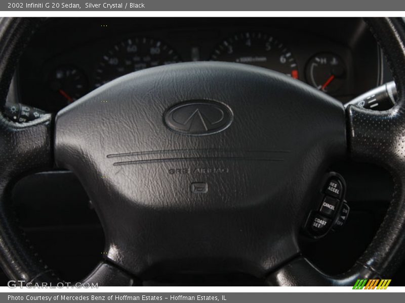 Silver Crystal / Black 2002 Infiniti G 20 Sedan