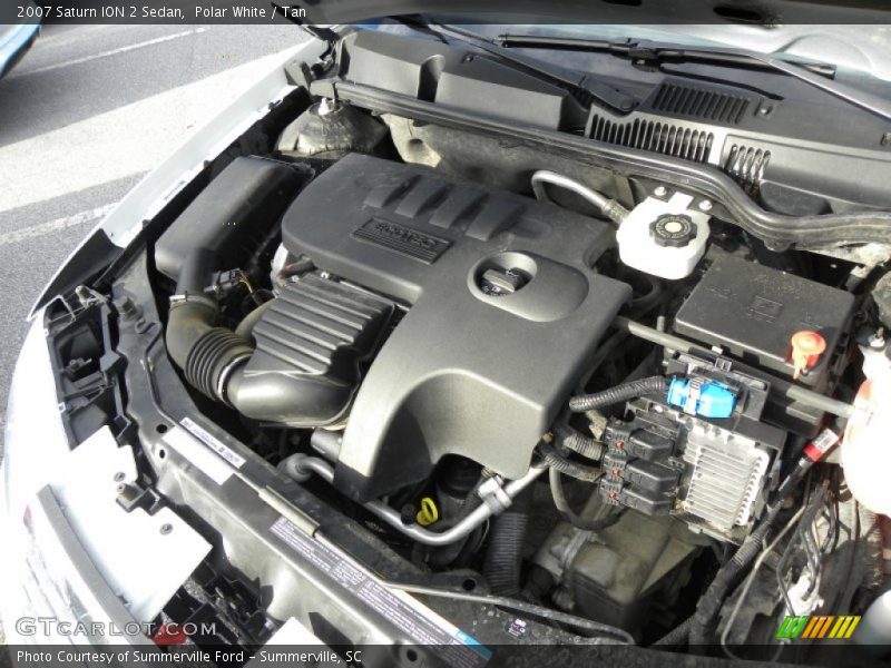 Polar White / Tan 2007 Saturn ION 2 Sedan