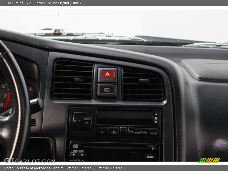 Silver Crystal / Black 2002 Infiniti G 20 Sedan