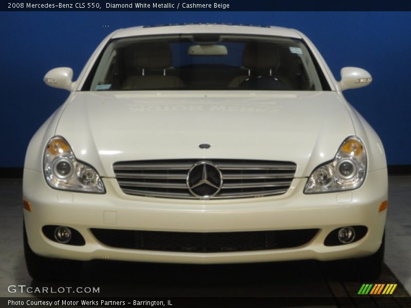 Diamond White Metallic / Cashmere Beige 2008 Mercedes-Benz CLS 550