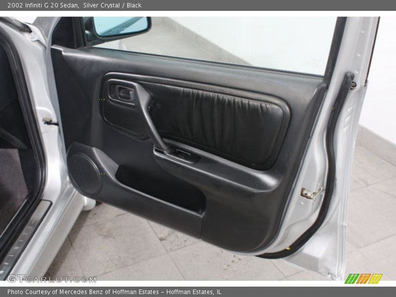 Silver Crystal / Black 2002 Infiniti G 20 Sedan