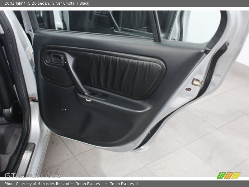 Silver Crystal / Black 2002 Infiniti G 20 Sedan