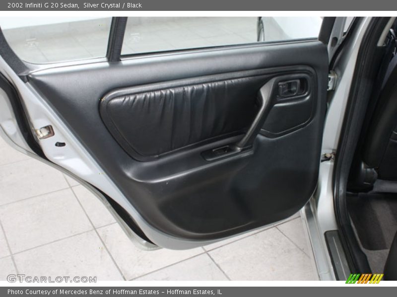 Silver Crystal / Black 2002 Infiniti G 20 Sedan