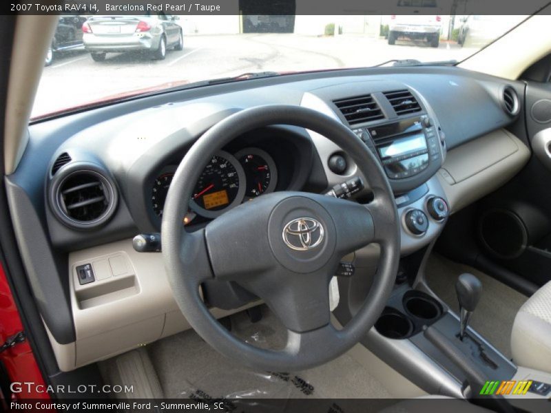 Barcelona Red Pearl / Taupe 2007 Toyota RAV4 I4