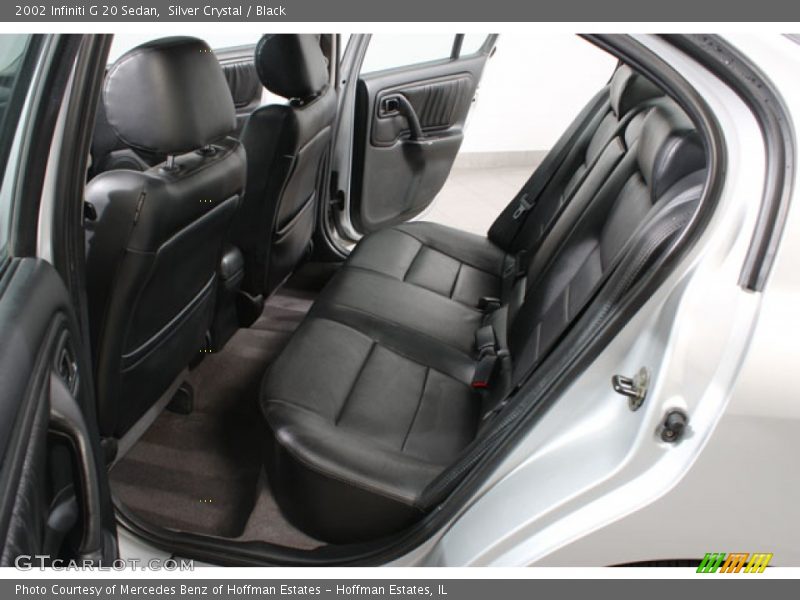 Silver Crystal / Black 2002 Infiniti G 20 Sedan