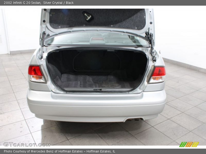 Silver Crystal / Black 2002 Infiniti G 20 Sedan