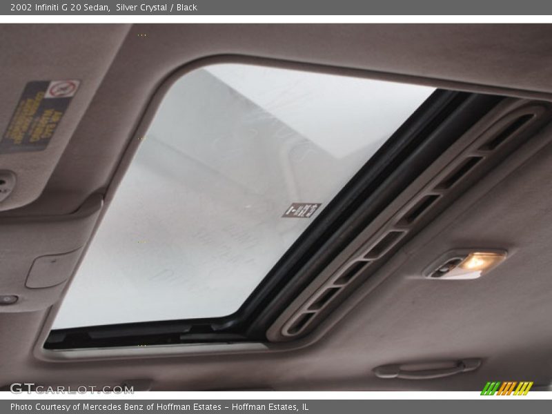 Silver Crystal / Black 2002 Infiniti G 20 Sedan