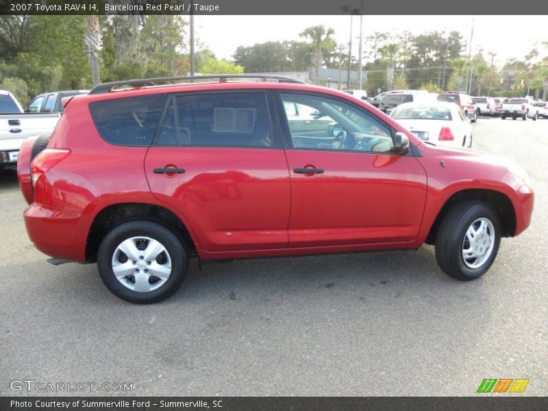 Barcelona Red Pearl / Taupe 2007 Toyota RAV4 I4