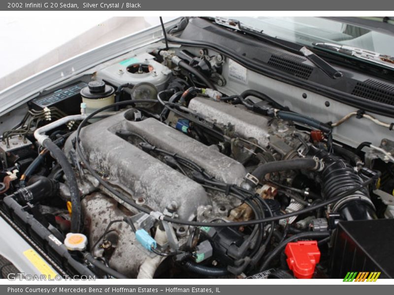 Silver Crystal / Black 2002 Infiniti G 20 Sedan