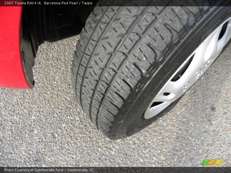 Barcelona Red Pearl / Taupe 2007 Toyota RAV4 I4