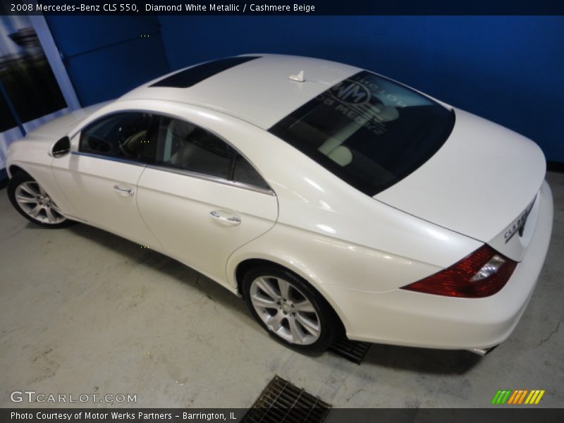 Diamond White Metallic / Cashmere Beige 2008 Mercedes-Benz CLS 550