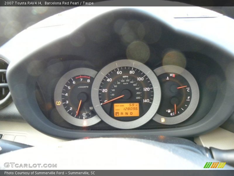 Barcelona Red Pearl / Taupe 2007 Toyota RAV4 I4