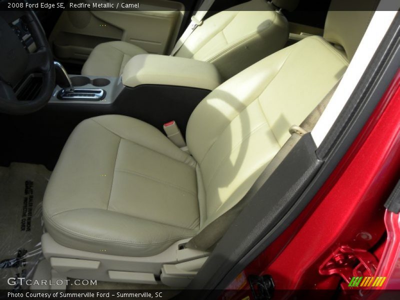 Redfire Metallic / Camel 2008 Ford Edge SE