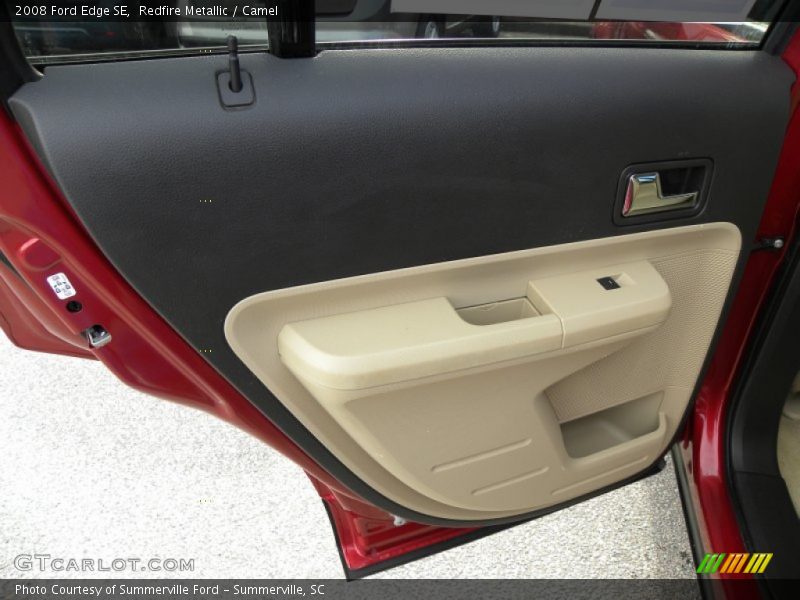 Redfire Metallic / Camel 2008 Ford Edge SE