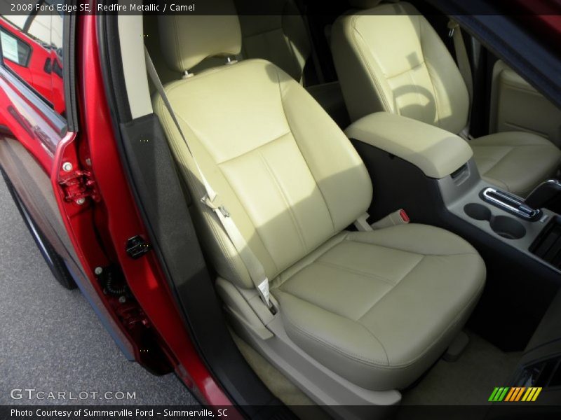 Redfire Metallic / Camel 2008 Ford Edge SE