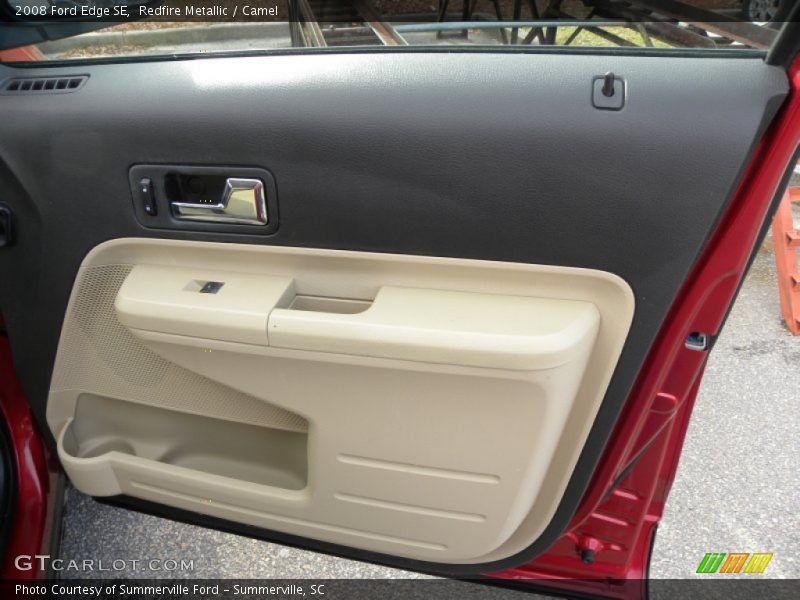 Redfire Metallic / Camel 2008 Ford Edge SE