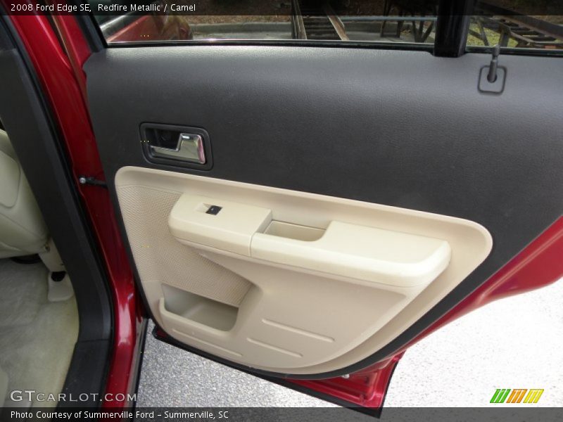 Redfire Metallic / Camel 2008 Ford Edge SE