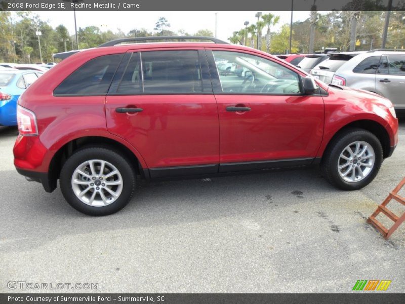 Redfire Metallic / Camel 2008 Ford Edge SE