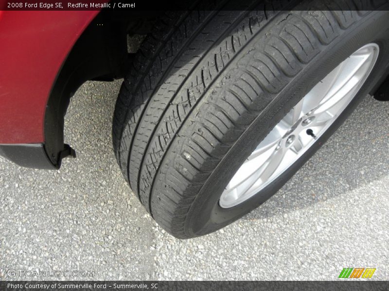 Redfire Metallic / Camel 2008 Ford Edge SE