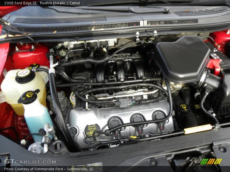 Redfire Metallic / Camel 2008 Ford Edge SE