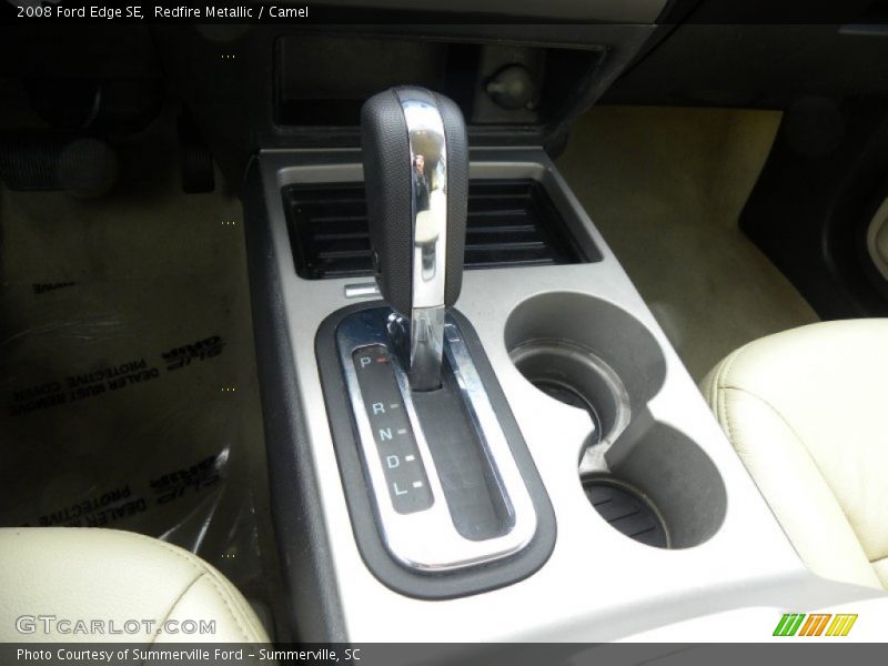 Redfire Metallic / Camel 2008 Ford Edge SE