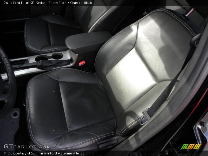 Ebony Black / Charcoal Black 2011 Ford Focus SEL Sedan