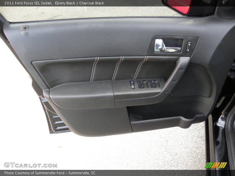 Ebony Black / Charcoal Black 2011 Ford Focus SEL Sedan