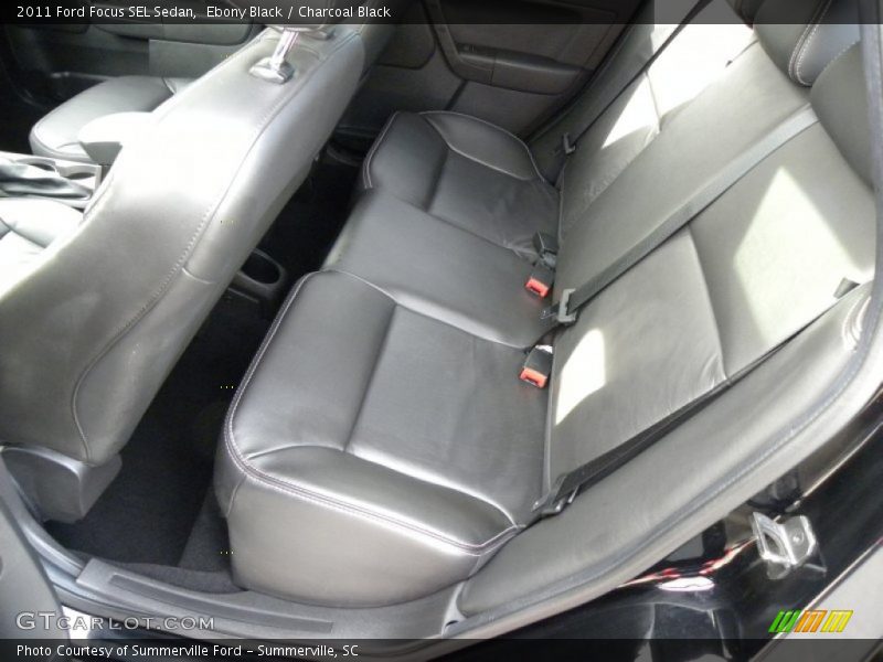Ebony Black / Charcoal Black 2011 Ford Focus SEL Sedan