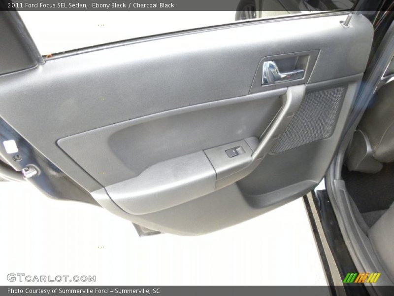 Ebony Black / Charcoal Black 2011 Ford Focus SEL Sedan