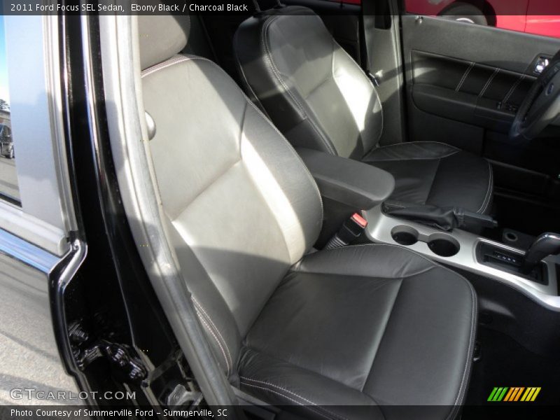 Ebony Black / Charcoal Black 2011 Ford Focus SEL Sedan