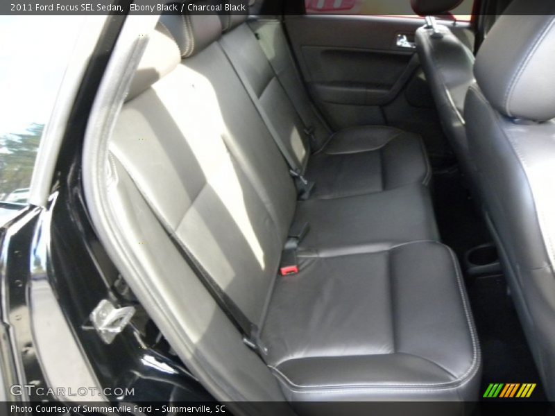 Ebony Black / Charcoal Black 2011 Ford Focus SEL Sedan