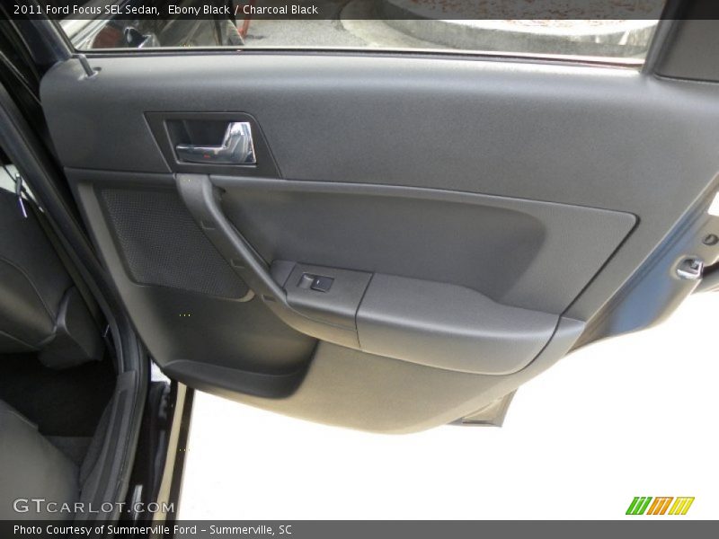 Ebony Black / Charcoal Black 2011 Ford Focus SEL Sedan