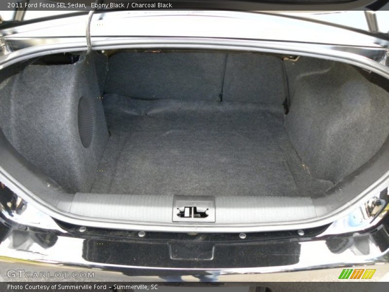 Ebony Black / Charcoal Black 2011 Ford Focus SEL Sedan