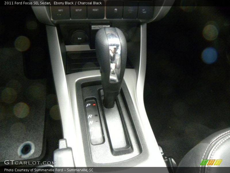 Ebony Black / Charcoal Black 2011 Ford Focus SEL Sedan