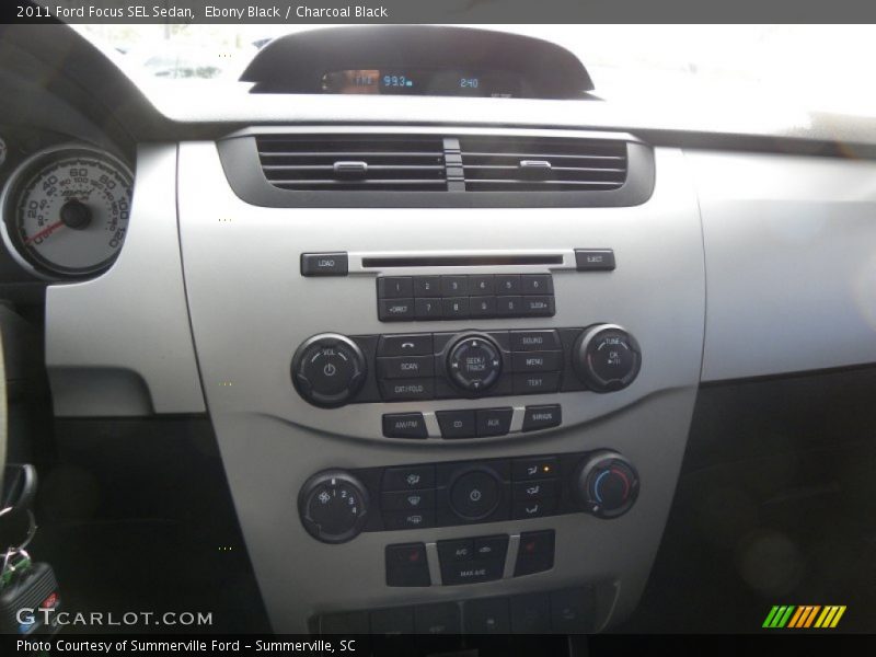 Ebony Black / Charcoal Black 2011 Ford Focus SEL Sedan