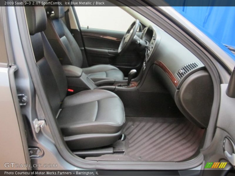  2009 9-3 2.0T SportCombi Black Interior