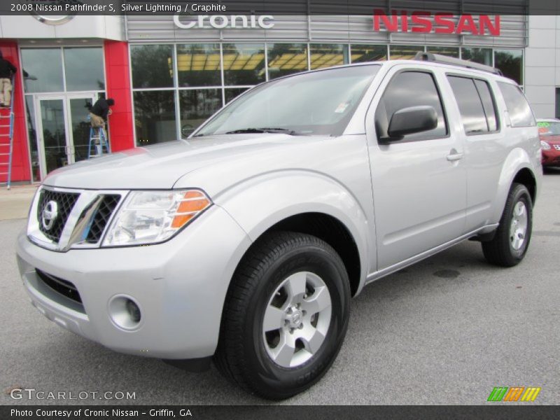 Silver Lightning / Graphite 2008 Nissan Pathfinder S