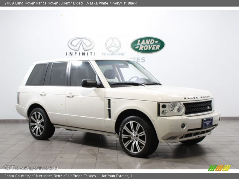 Alaska White / Ivory/Jet Black 2009 Land Rover Range Rover Supercharged