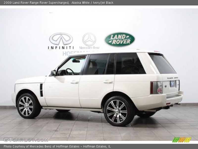 Alaska White / Ivory/Jet Black 2009 Land Rover Range Rover Supercharged