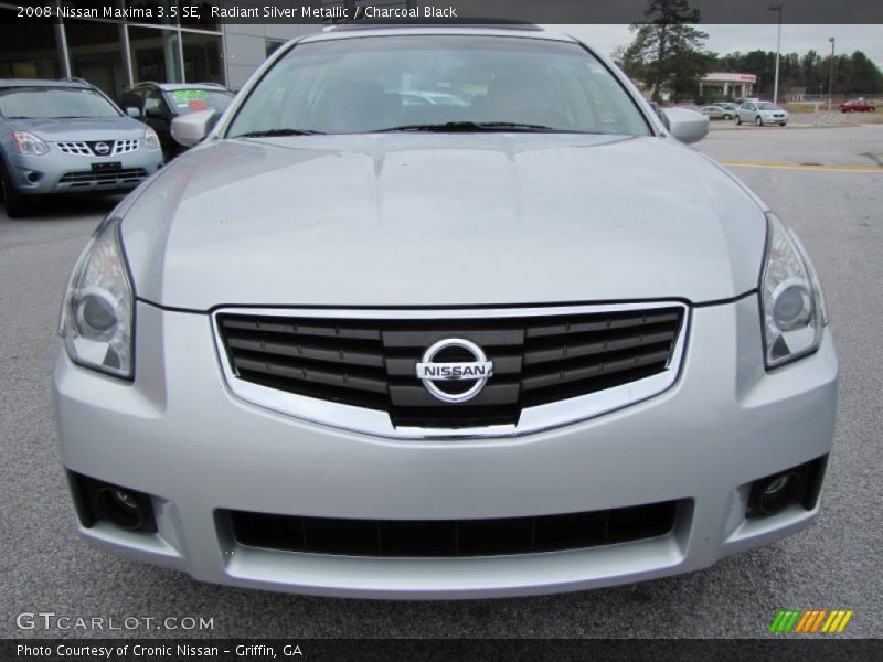 Radiant Silver Metallic / Charcoal Black 2008 Nissan Maxima 3.5 SE